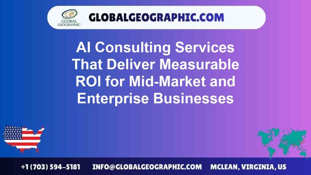 AI Consulting Services That Deliver Measurable ROI for Mid-Market and Enterprise Businesses AI Consulting Services That Deliver Measurable ROI for Mid-Market and Enterprise Businesses